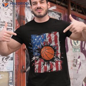 patriotic basketball 4th of july usa american flag boys shirt tshirt 1