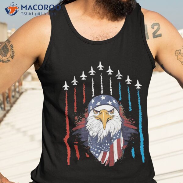 Patriotic Eagle July 4th Of Fourth American Flag Shirt