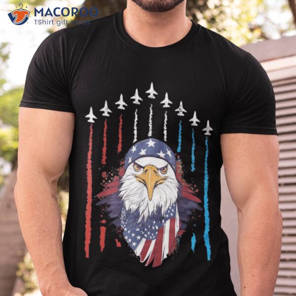 Patriotic Eagle July 4th Of Fourth American Flag Shirt