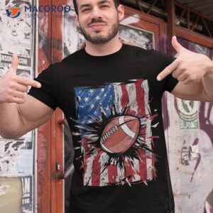 patriotic football 4th of july usa american flag boys shirt tshirt 1 3