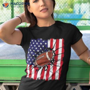 patriotic football 4th of july usa american flag boys shirt tshirt 1