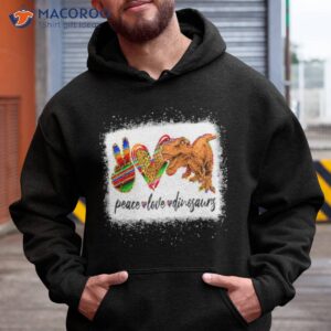 peace love dinosaurs shirt 2 hoodie