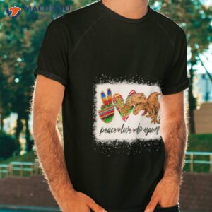 peace love dinosaurs shirt 2 tshirt