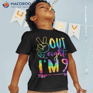 Nine Year Old Rainbow 9th Birthday Gifts For Girls 9 Bday Shirt