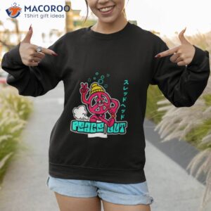 peace out t shirt sweatshirt