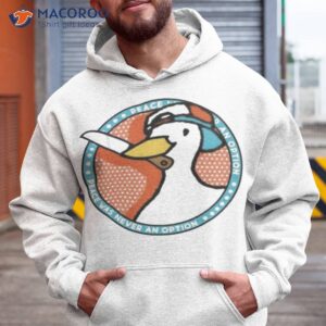 peace was never an option subarus duck hololive shirt hoodie