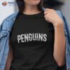 Penguins Arch Vintage Retro College Athletic Sports Shirt