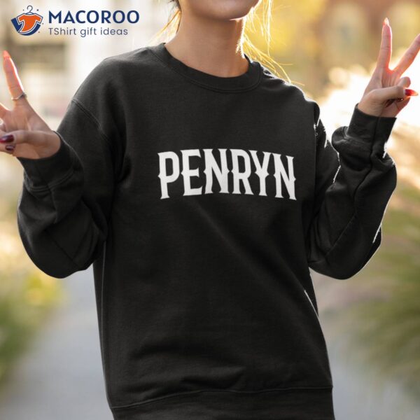 Penryn Arch Vintage Retro College Athletic Sports Shirt