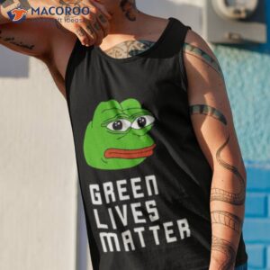 pepe green lives matter shirt tank top 1