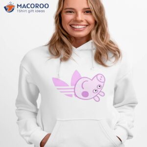 peppa pig x adidas pink logo parody shirt hoodie 1