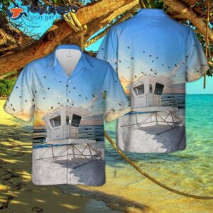 Perdido Key, Florida, Johnson Beach Lifeguard Tower Hawaiian Shirt