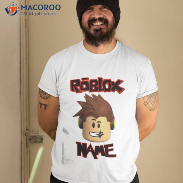 Personalised Roblox Face Shirt