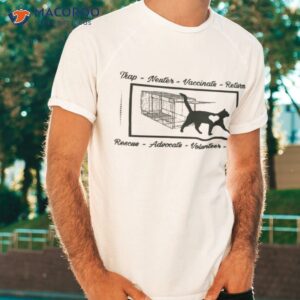 personalized cat rescue logo cat trap tnr shirt tshirt 1