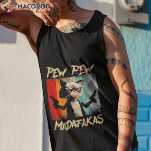 pew pew madafakas vintage shirt 4 tank top 1