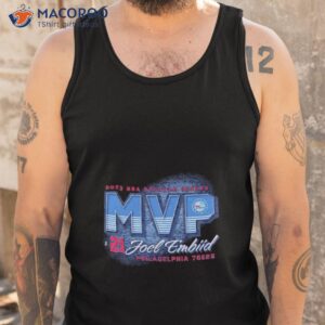 philadelphia 76ers joel embiid mvp 2023 nba regular season shirt tank top