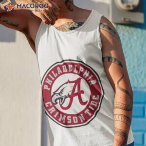 philadelphia alabama crimson logo shirt tank top 1