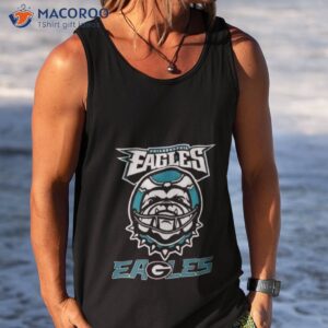 philadelphia eagles and georgia bulldogs eageoles shirt tank top