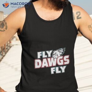 philadelphia eagles and georgia bulldogs fly dawgs fly shirt tank top 3