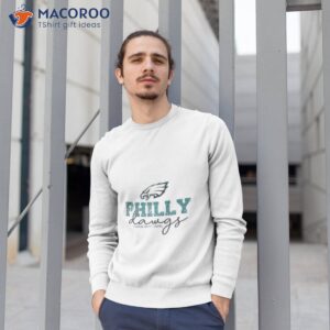 philadelphia eagles and georgia bulldogs philly dawgs stacking natty champs shirt sweatshirt 1