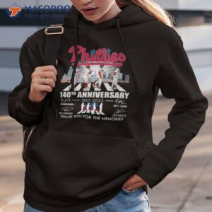 phillies 140th anniversary 1883 2023 thank you for the memories t shirt hoodie 3