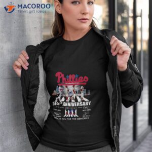 phillies 140th anniversary 1883 2023 thank you for the memories t shirt tshirt 3