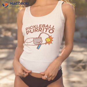 pickleball purrito cat burrito shirt tank top 1