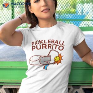 pickleball purrito cat burrito shirt tshirt 1