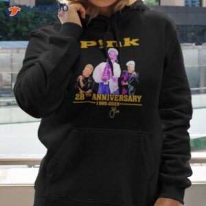 pink 28th anniversary 1995 2023 signature shirt hoodie