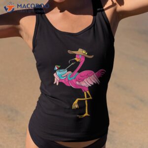 pink flamingo hawaiian summer tropical luau kids shirt tank top 2