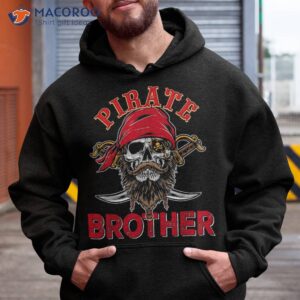 Pirate Brother Costume Skull Beard Funny Family Lover Shirt 1 pirate brother costume skull beard funny family lover shirt hoodie