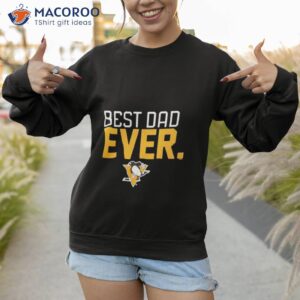 pittsburgh penguins best dad ever logo fathers day t shirt sweatshirt 1