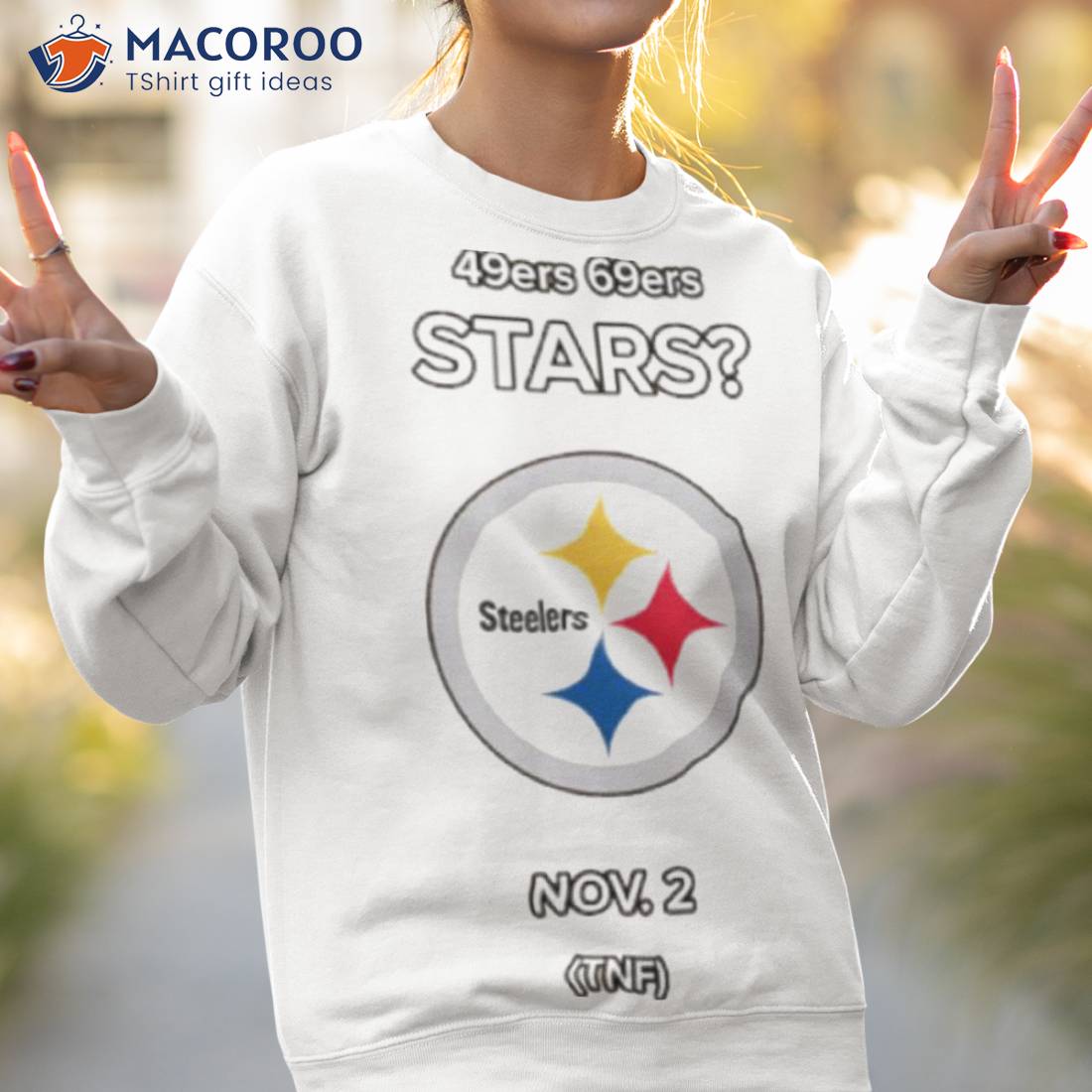 steelers retro sweatshirt