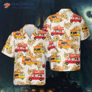 Pizza Food Truck Hawaiian Shirt