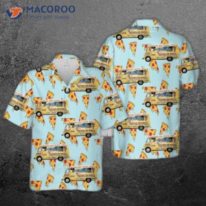 Pizza Food Truck Hawaiian Shirt