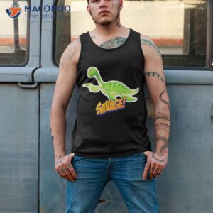plesiosaurus plesiosauria dinosaur cute cartoon shirt tank top 2