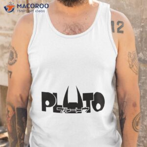 pluto anime shirt tank top