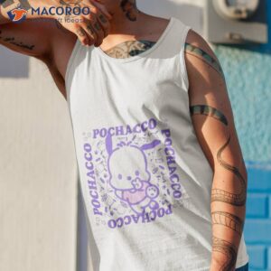 pochacco peace icon shirt tank top 1