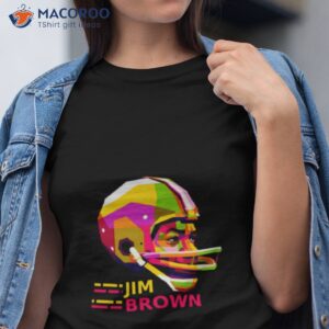 pop art portrait jim brown shirt tshirt