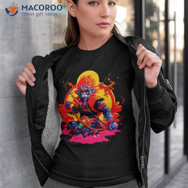 Pop Art Wukong Monkey God Mandarin Chinese Mythology Shirt