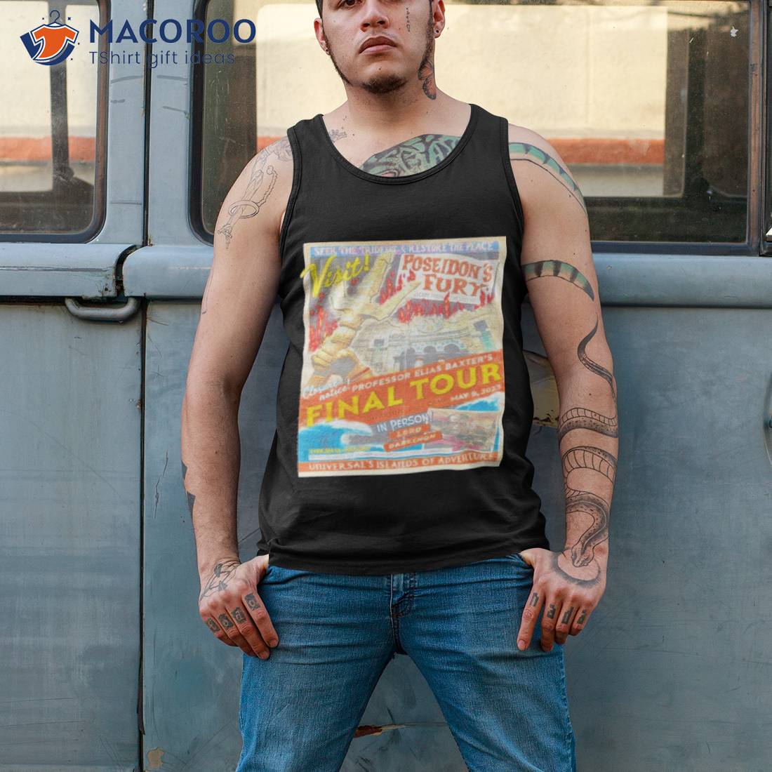 Poseidon’s Fury Professor Elias Baxter’s Final Tour May 9 2023 Shirt Poseidon’s Fury Professor Elias Baxter’s Final Tour May 9 2023 Shirt