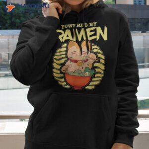 powered by ra noodles soup bowl kawaii cat lover shirt hoodie 2