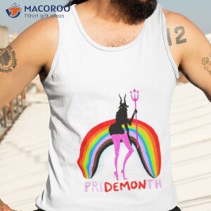 pride month pridemonth demon rainbow shirt tank top 3