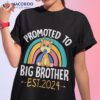 Promoted To Big Brother Est 2024 Giraffe Expecting New Baby Shirt