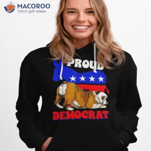 proud democrat dogs bulldog usa american flag donkey shirt hoodie 1