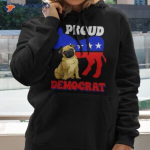 proud democrat dogs pug usa americans flag donkey politics shirt hoodie 2