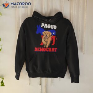 proud democrat dogs puppy usa americans flag donkey politics shirt hoodie