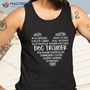 proud dog trainer qualities training heart shape shirt tank top 3