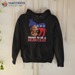 proud to be a democrat funny donkey retriever shirt hoodie