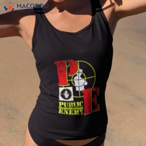 public enemy target logo shirt tank top 2