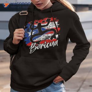 puerto rico distressed rican roots coqui taino boricua frog shirt hoodie 3